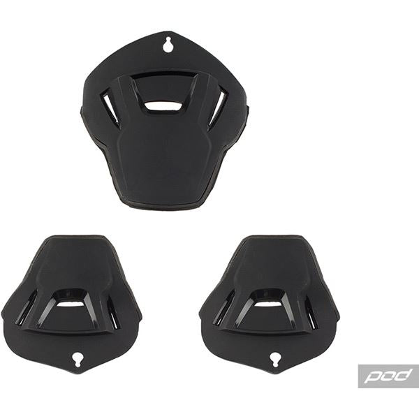 Pod Active Motocross Knee Brace Impact Panel Kit KX Black Left